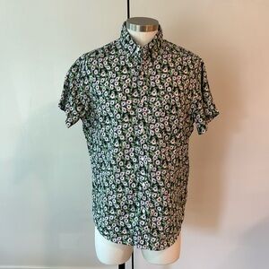 J.Crew linen floral print summer shirt